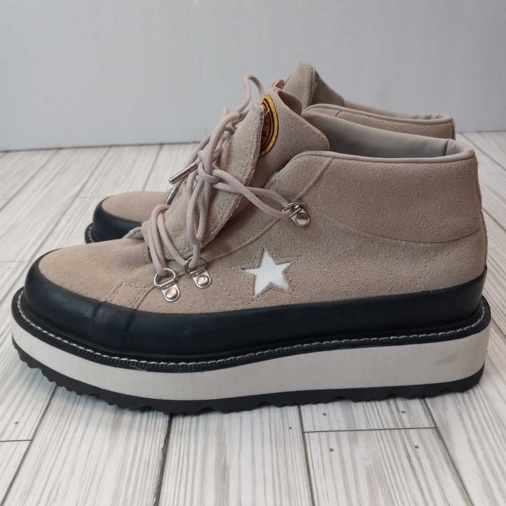 NEW Converse One Star Mountain Club Suede Leather Platform Boots - Picture 9 of 13